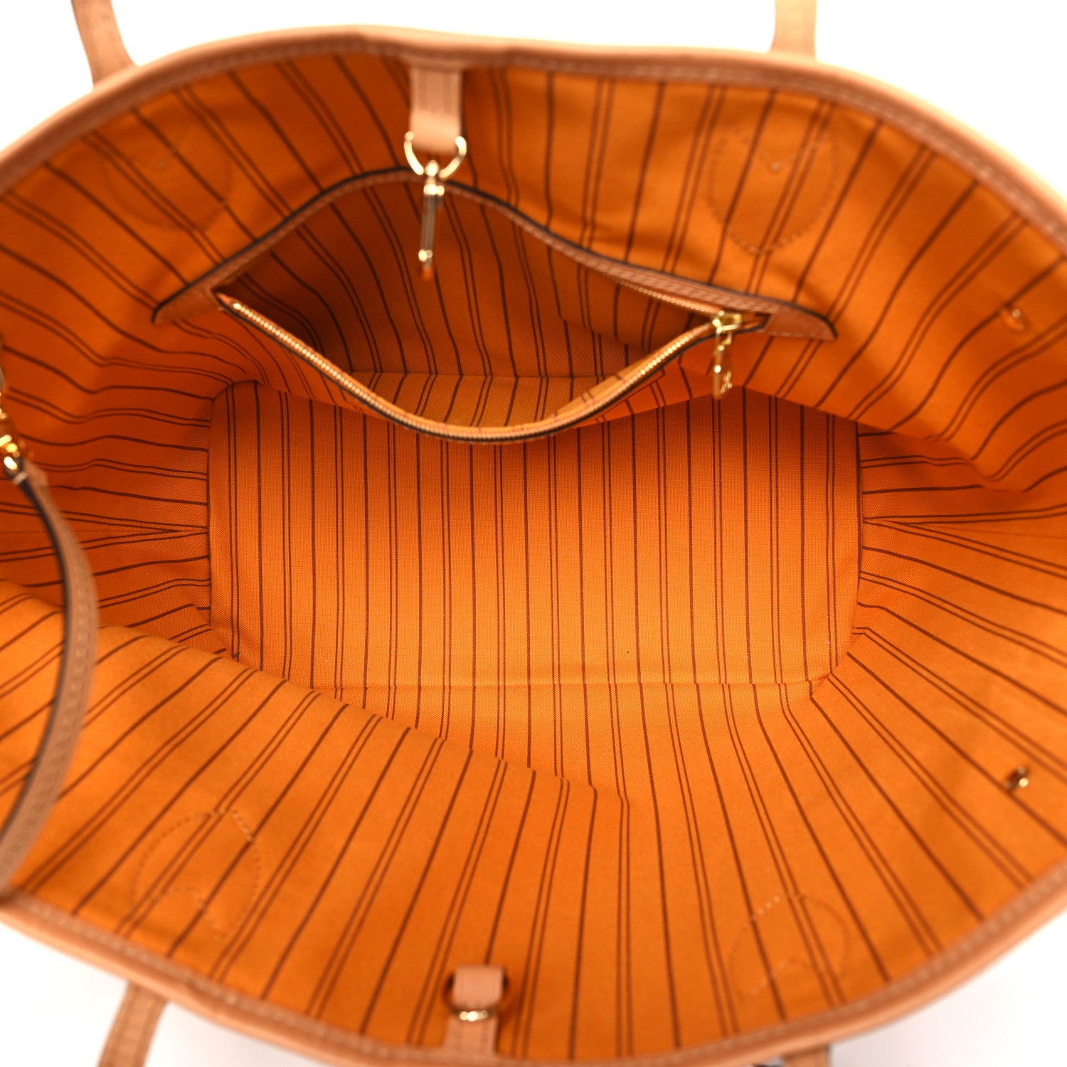 Louis Vuitton Damier Azur Braided Neverfull MM Orange 6 of 10