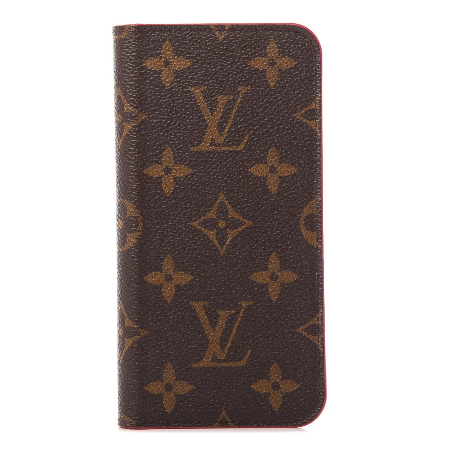 Monogram iPhone X Folio Case Rose Pop