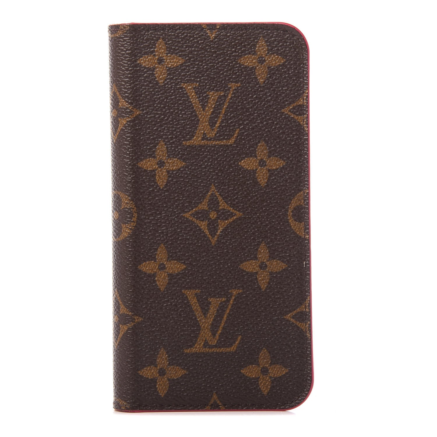 Louis Vuitton Monogram iPhone X Folio Case Rose Pop 1 of 9