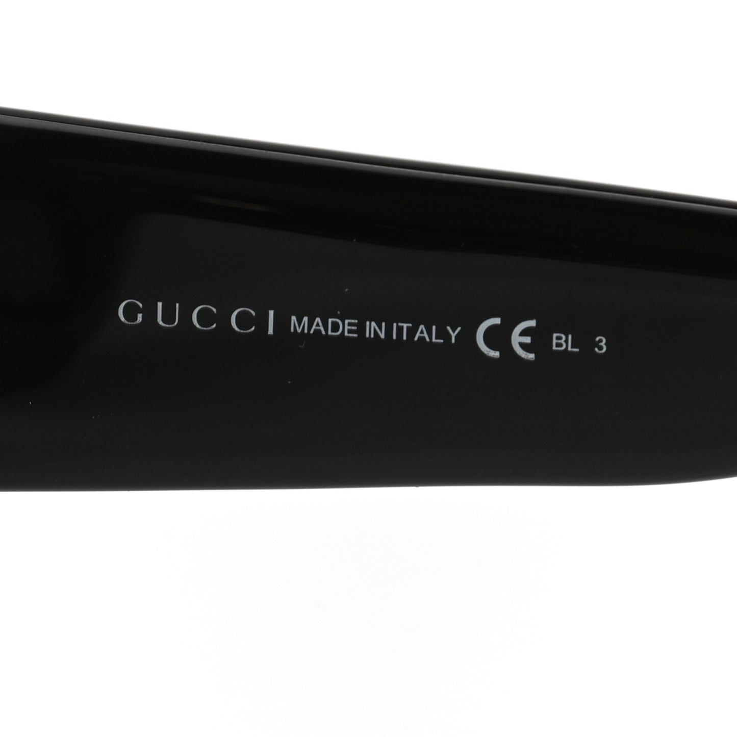 Acetate Square Frame Sunglasses GG3814S Black