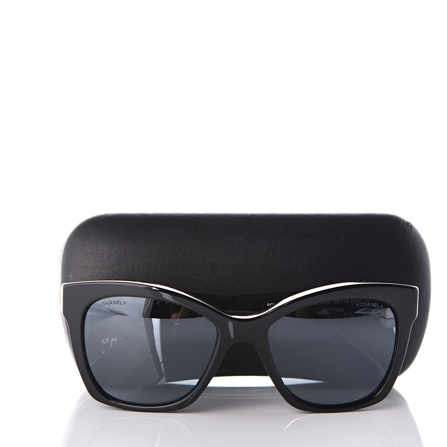 Chanel CC Butterfly Signature Sunglasses 5313 Black 8 of 8