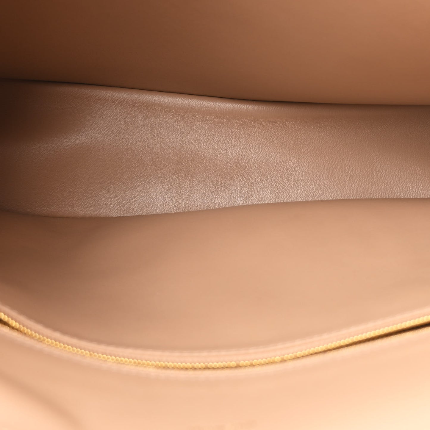 Natural Smooth Calfskin Medium Rodeo Top Handle Handbag Latte