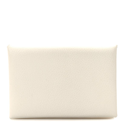 Hermes Evercolor Calvi Card Case Nata 1 of 7