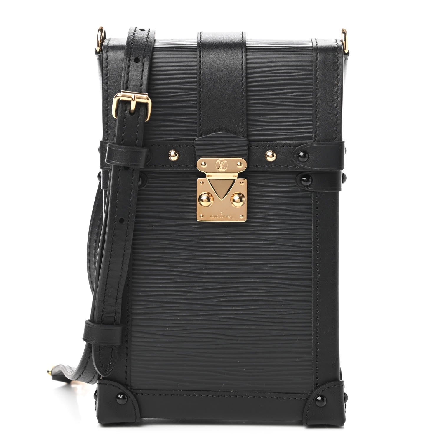 Louis Vuitton Epi Pochette Trunk Verticale Black 1 of 9