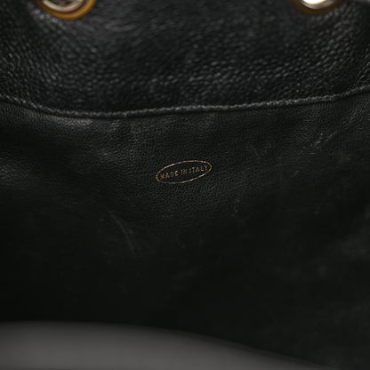 Chanel Caviar CC Drawstring Shoulder Bag Black 8 of 20
