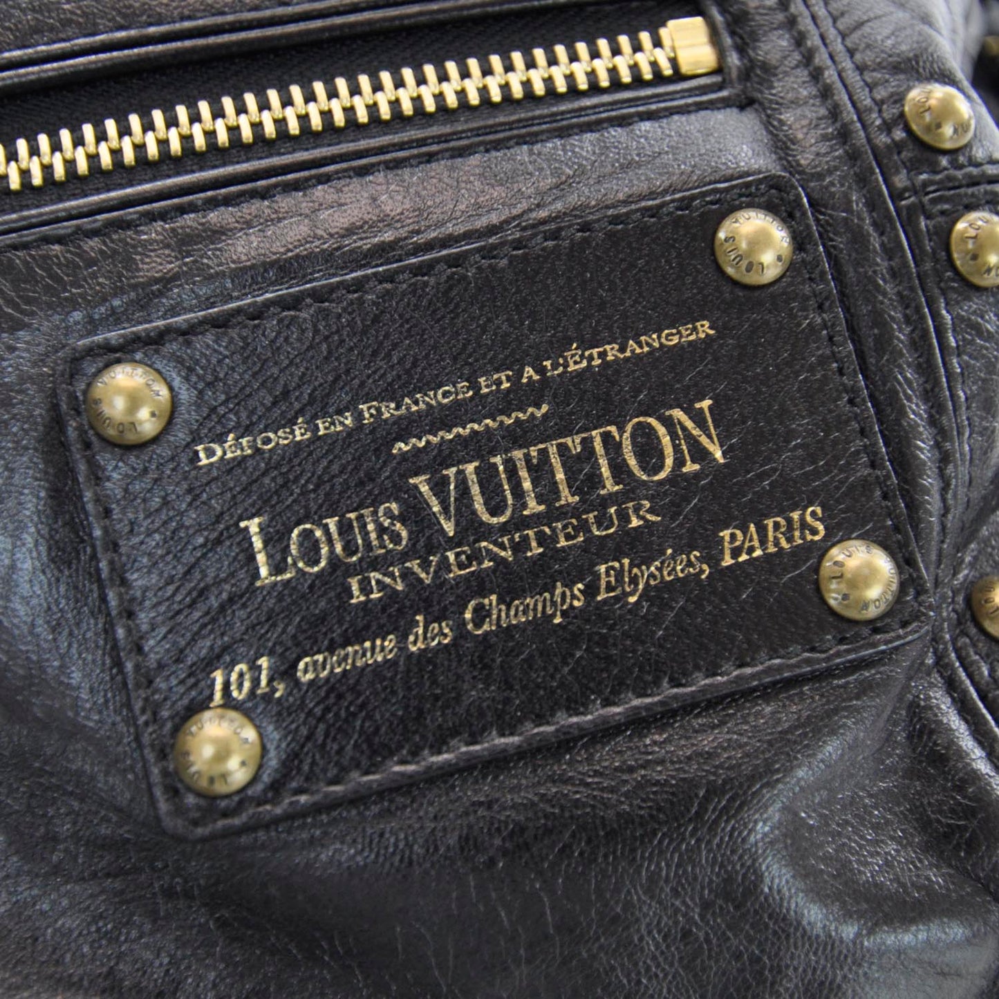 Lambskin Riveting Black