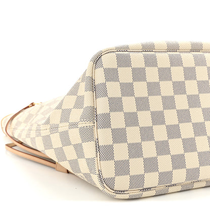 Louis Vuitton Damier Azur Neo Neverfull MM Rose Ballerine 9 of 11