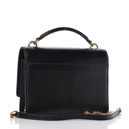 Saint Laurent Calfskin Monogram Sunset Chain Wallet Black 3 of 10