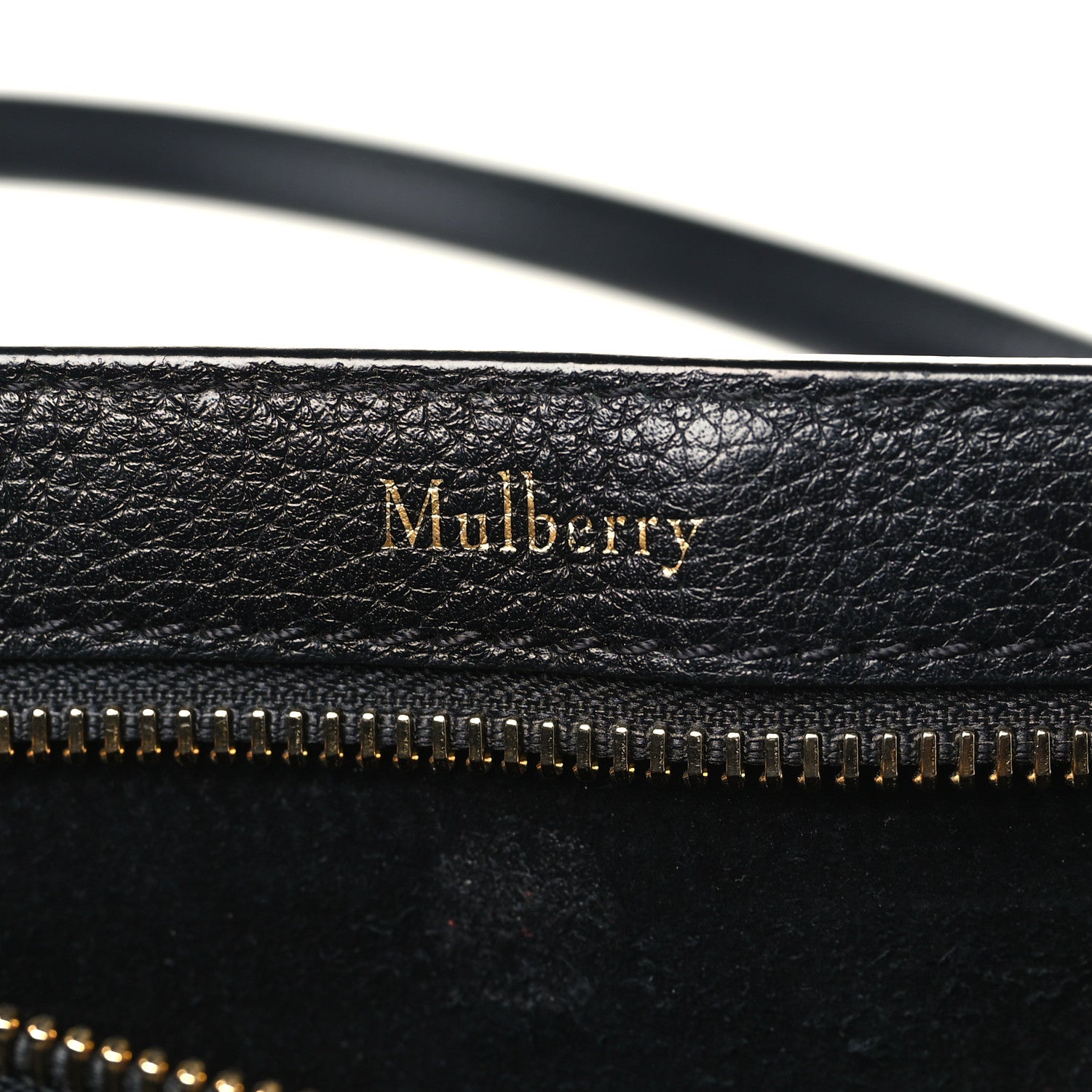 Mulberry Small Classic Grain Bayswater Black 6 of 9