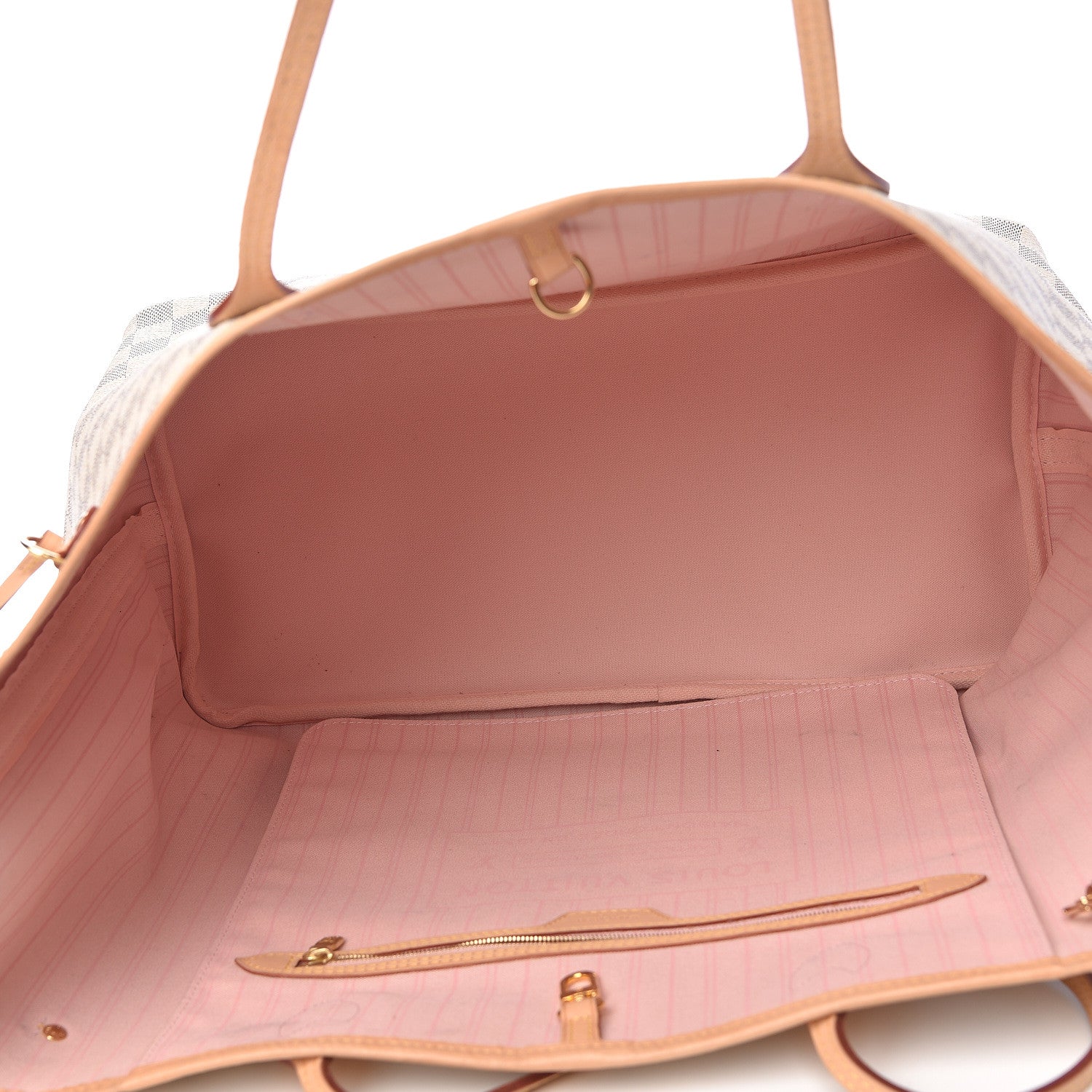 Louis Vuitton Damier Azur Neo Neverfull GM Rose Ballerine 6 of 15