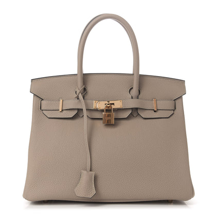 Hermes Togo Birkin 30 Gris Tourterelle 1 of 11