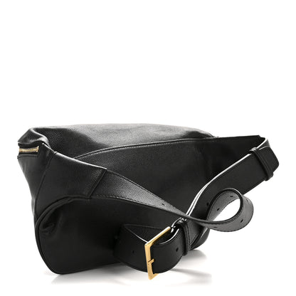 Saint Laurent Grain De Poudre Monogram Belt Bag Black 3 of 11