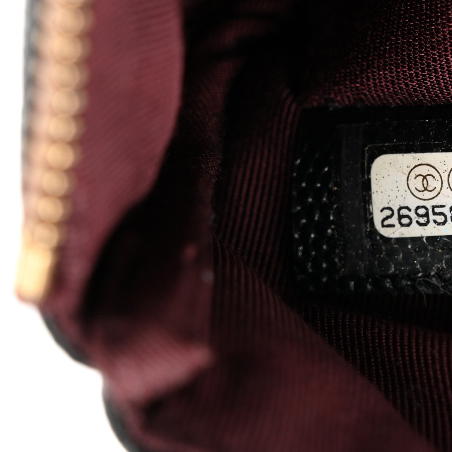 Chanel Caviar Quilted Small Cosmetic Case Black 7 of 7