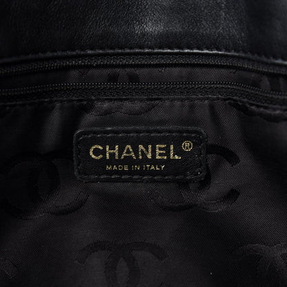 Chanel Calfskin Contrast Stitch Surpique Tote Black 13 of 15