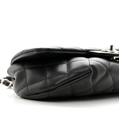 Chanel Calfskin Quilted CC Uniform Flap Belt Bag Black 8 of 9