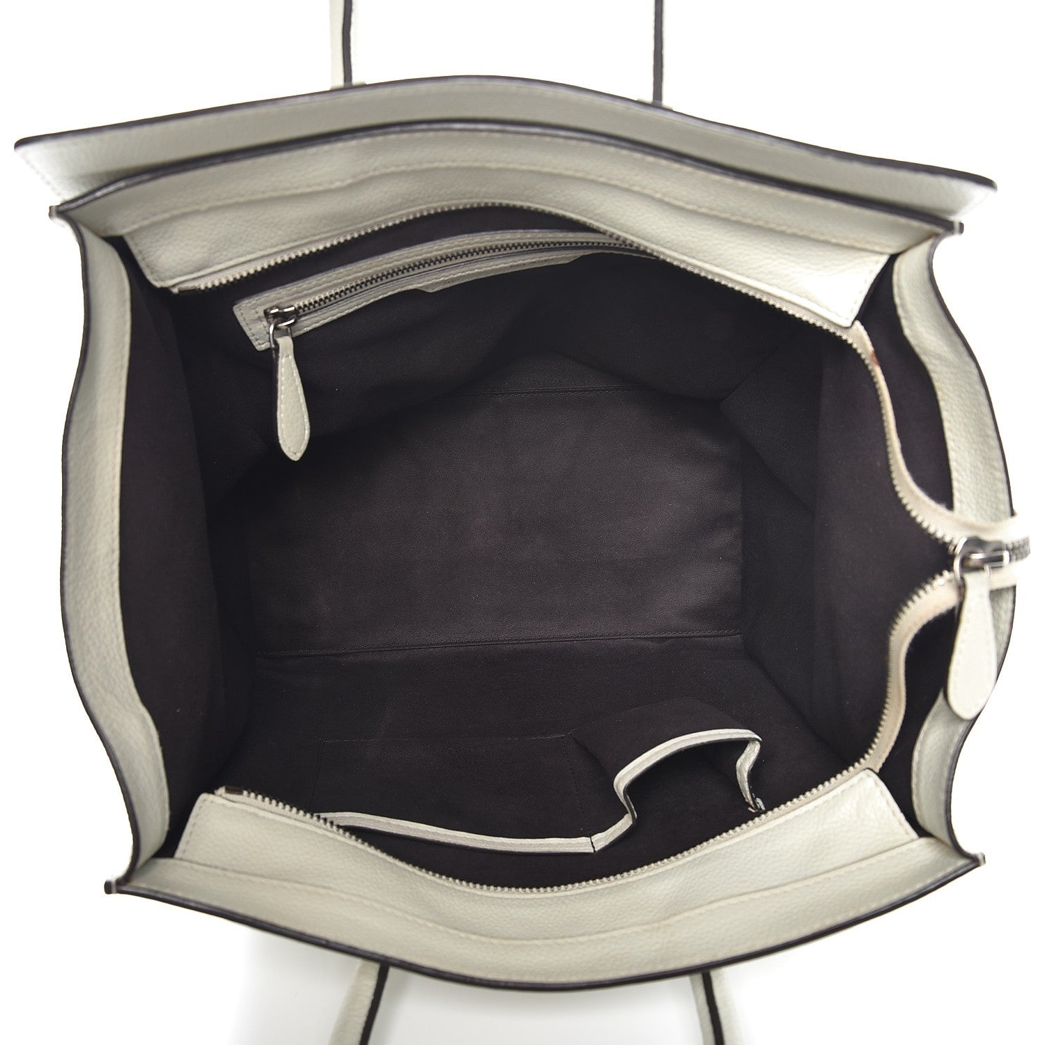 Celine Drummed Calfskin Mini Luggage Lune 5 of 15