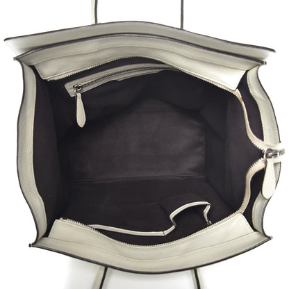 Celine Drummed Calfskin Mini Luggage Lune 5 of 15