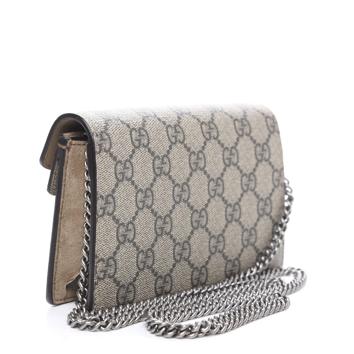 GG Supreme Monogram Super Mini Dionysus Shoulder Bag Taupe