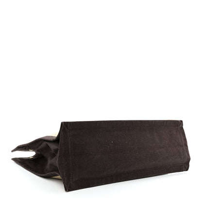 Saint Laurent Linen Calfskin Rive Gauche Tote Natural 4 of 13