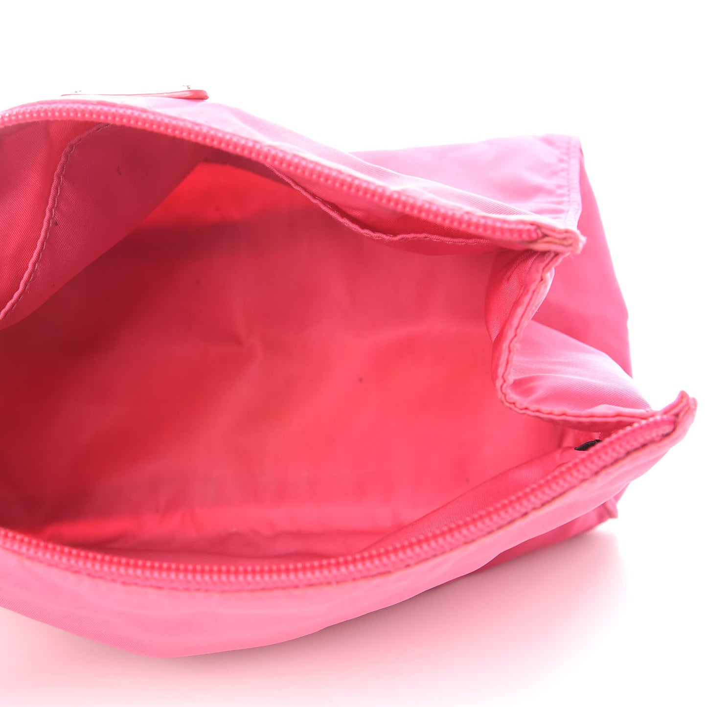 Tessuto Nylon Vela Cosmetic Pouch Fuxia