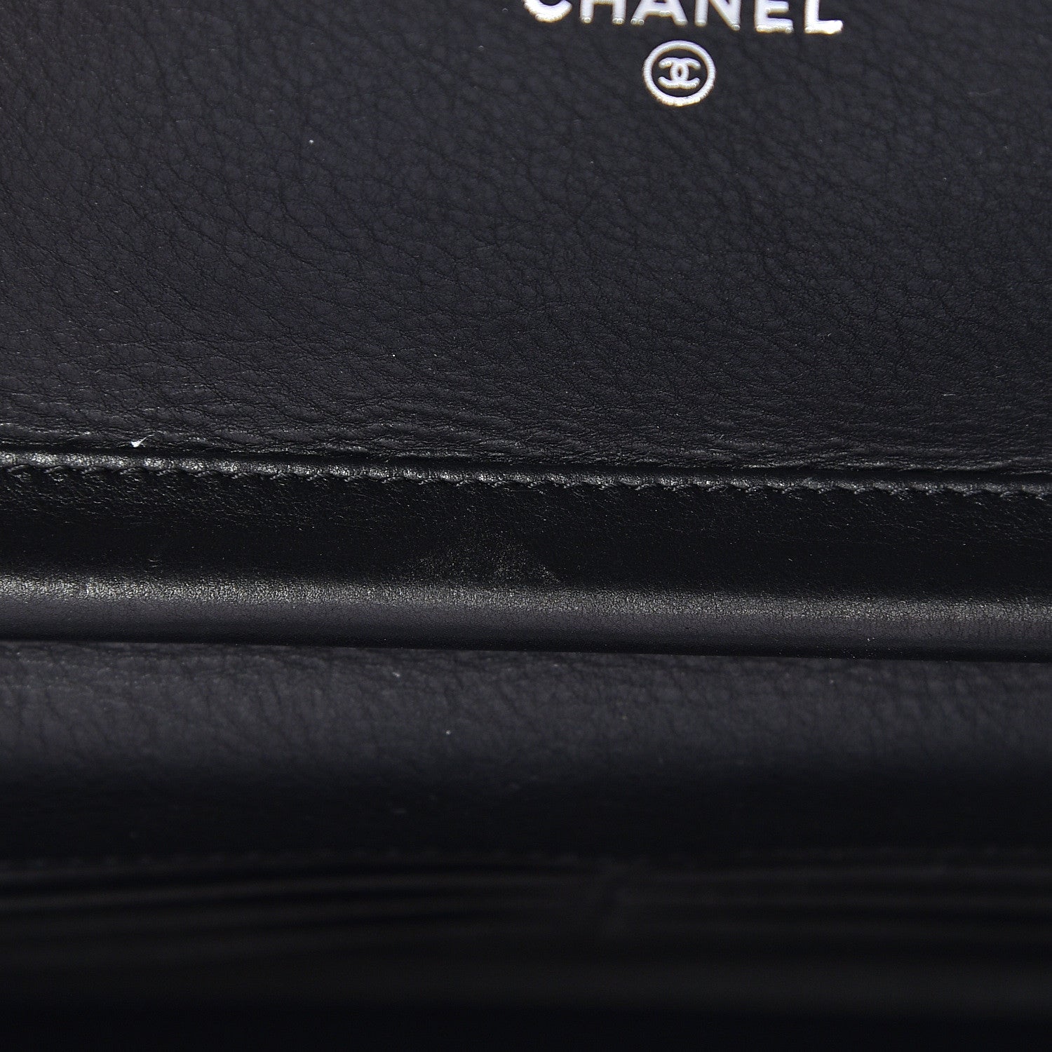 Chanel Calfskin Quilted Boy Wallet On Chain WOC So Black 11 of 11