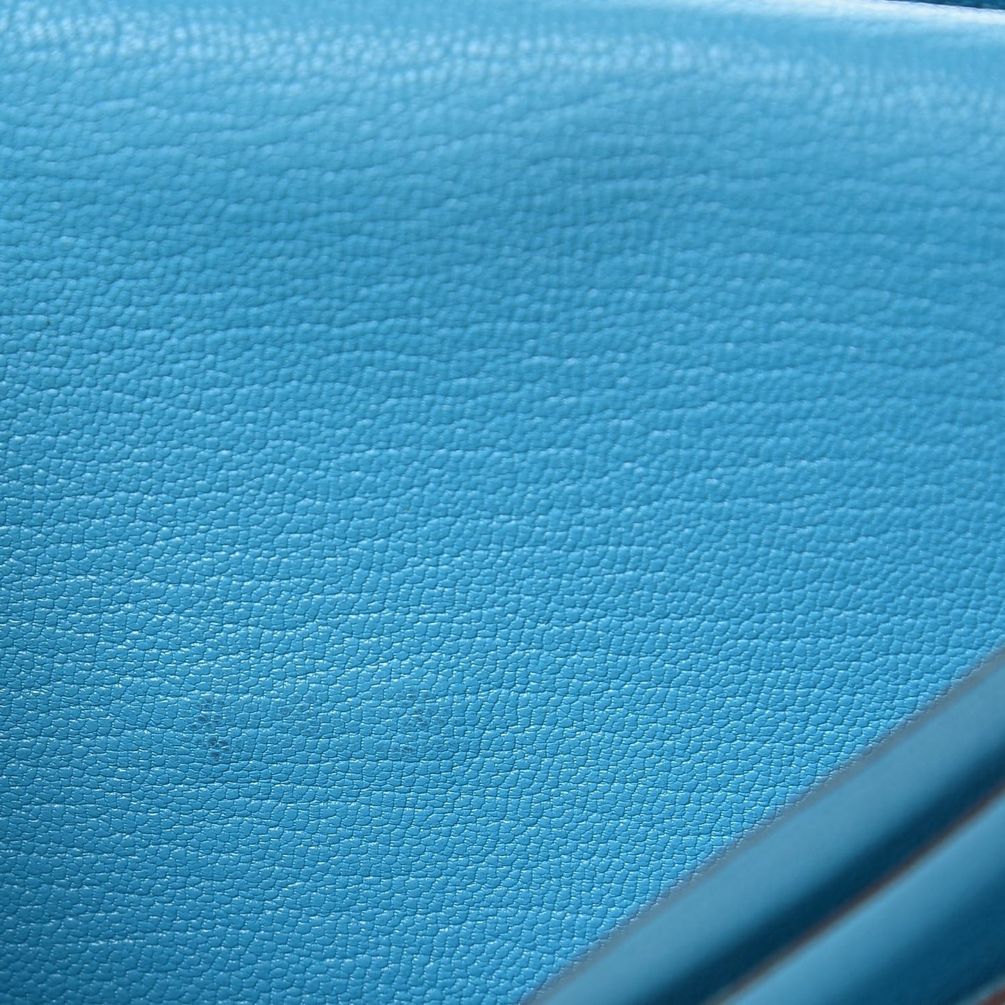 Chevre Mysore Bearn Gusset Wallet Bleu Azteque