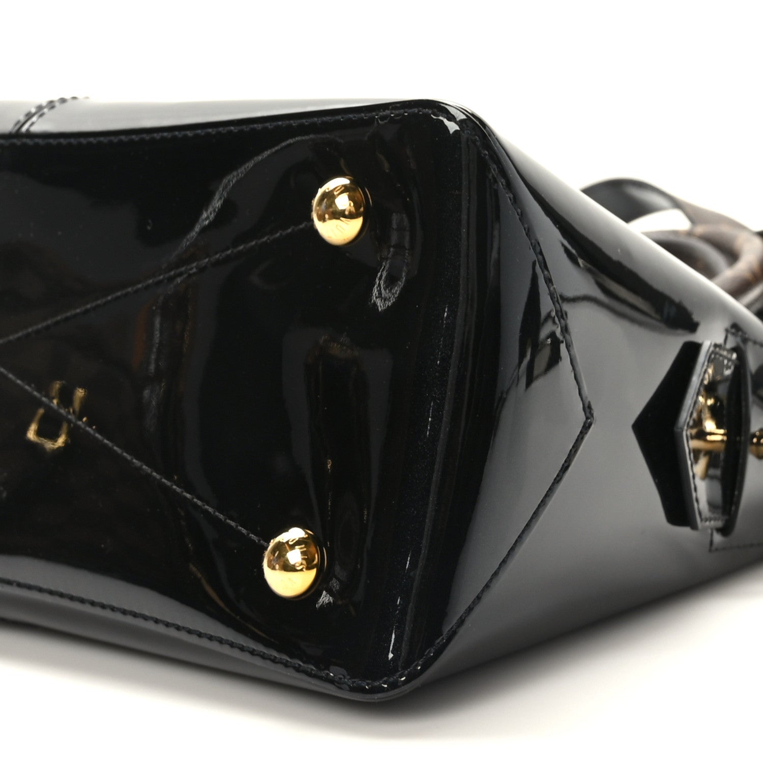 Louis Vuitton Patent Calfskin Miroir Tote Black 8 of 8