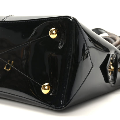 Louis Vuitton Patent Calfskin Miroir Tote Black 8 of 8