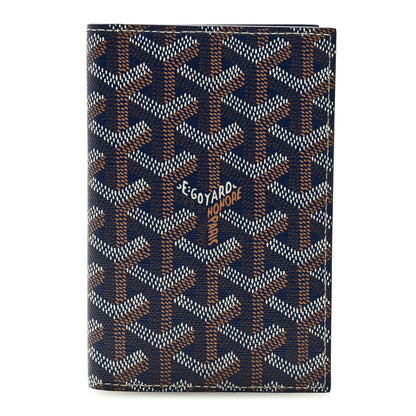 Goyard Goyardine Grenelle Passport Wallet Navy 1 of 6