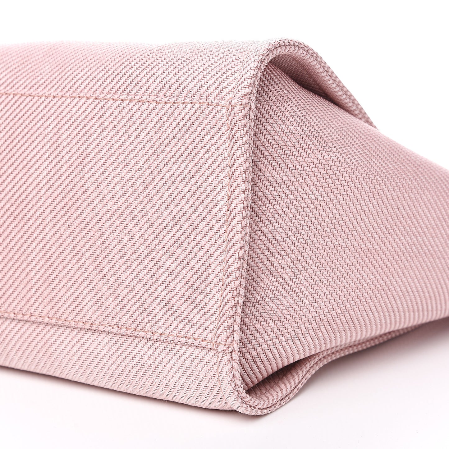 Mixed Fibers Calfskin Medium Deauville Tote Rose Pink