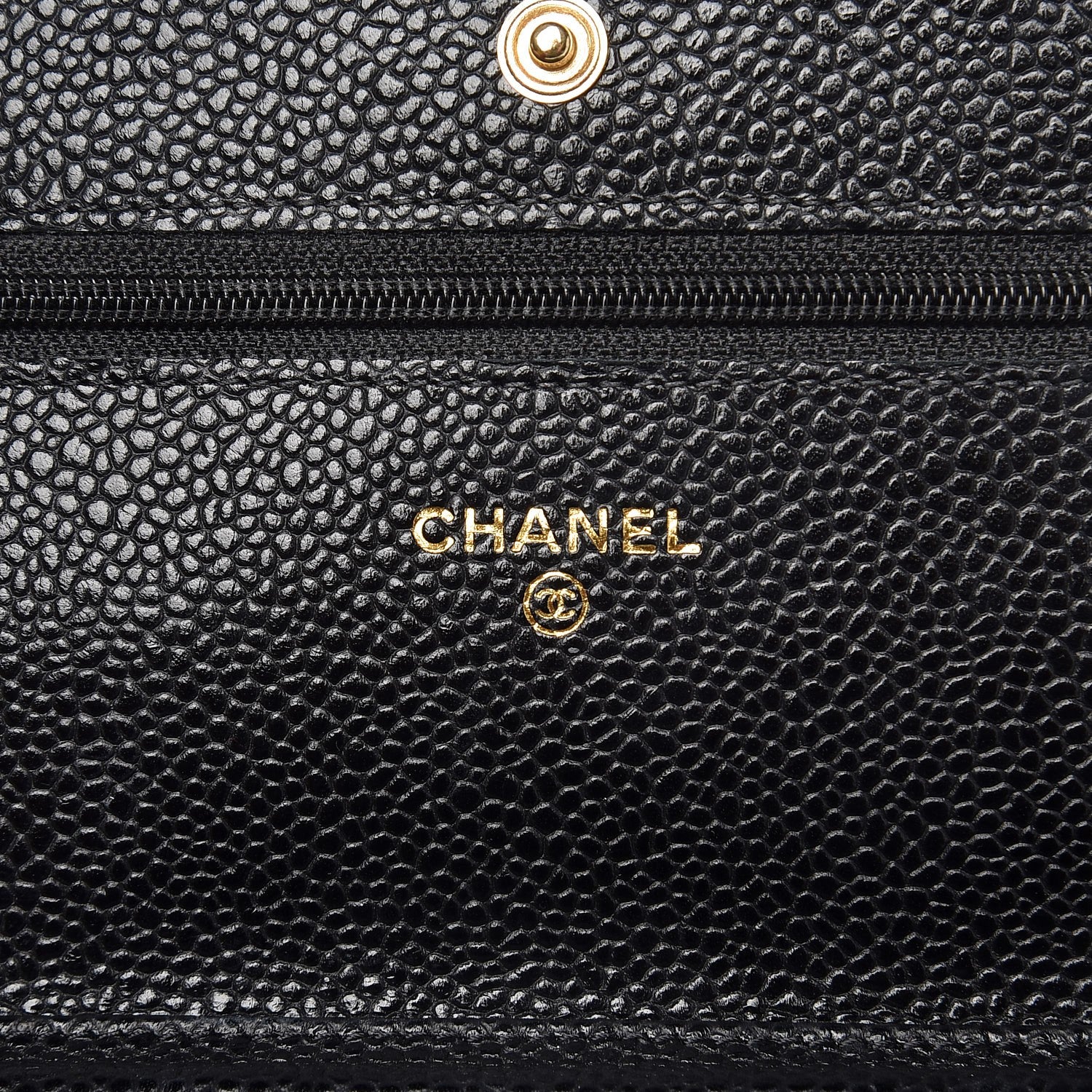 Chanel Caviar Quilted Wallet On Chain WOC Black 6 of 9