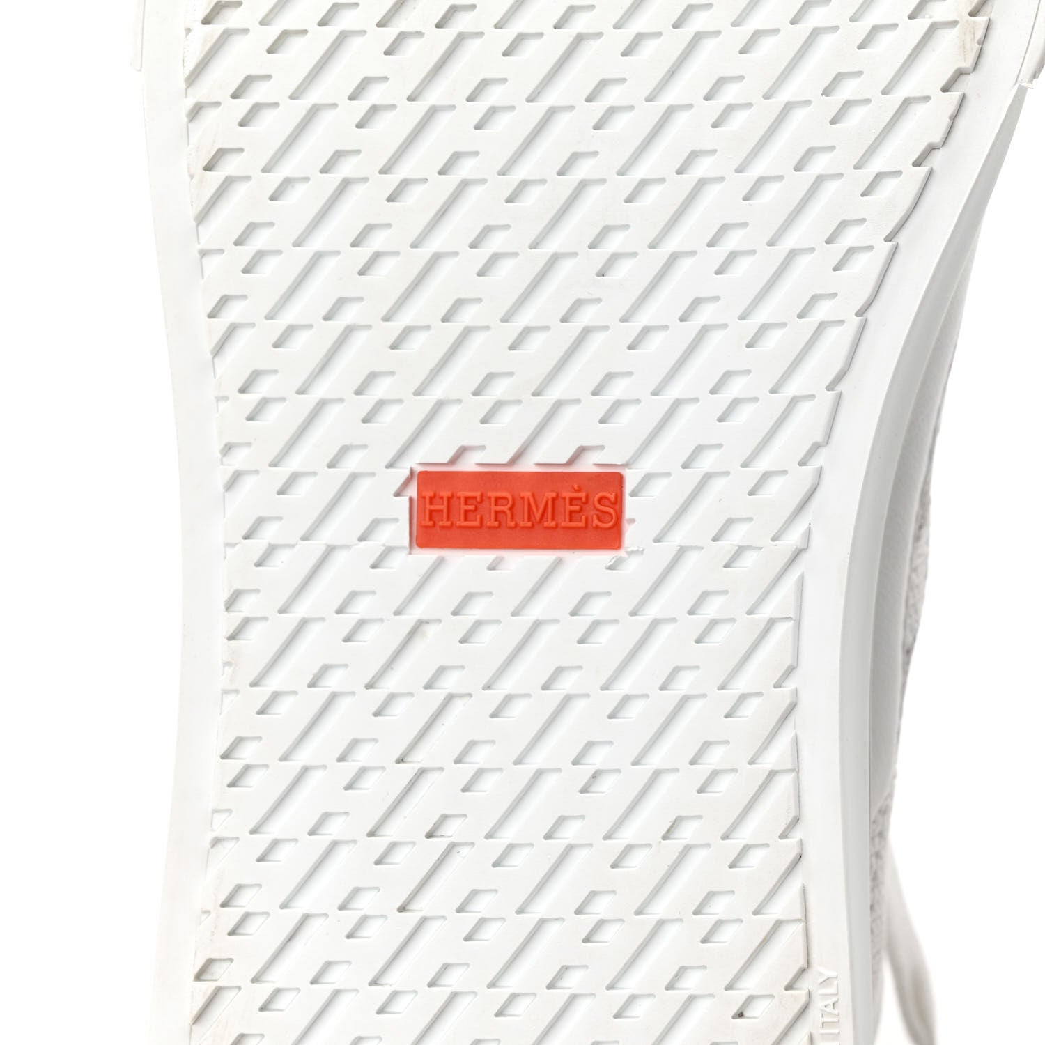 Hermes Calfskin Deep Sneakers 40 White Multicolor 7 of 9