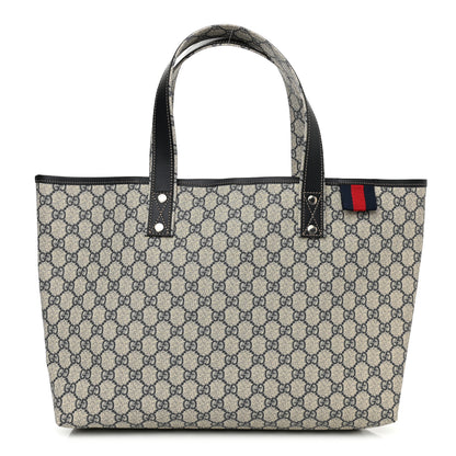 Gucci GG Plus Monogram Medium Signature Web Loop Tote Navy 1 of 10