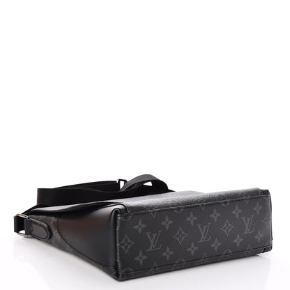 Louis Vuitton Monogram Eclipse Explorer PM Black 4 of 8