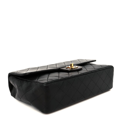 Chanel Lambskin Quilted Medium Rectangular Kelly Flap Bag Black 4 of 12