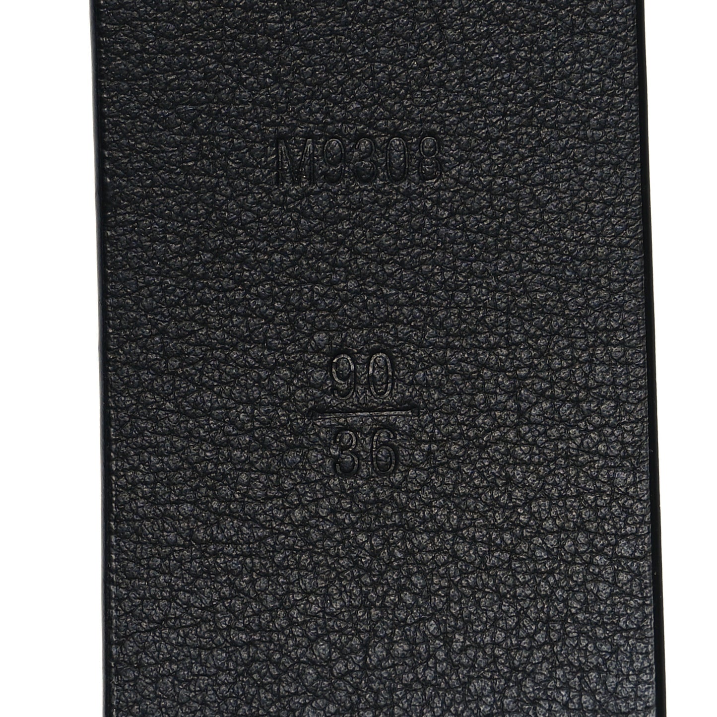 Calfskin 40mm LV Initiales Belt 90 36 Coquelicot Black