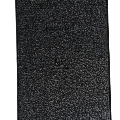 Louis Vuitton Calfskin 40mm LV Initiales Belt 90 36 Coquelicot Black 6 of 6