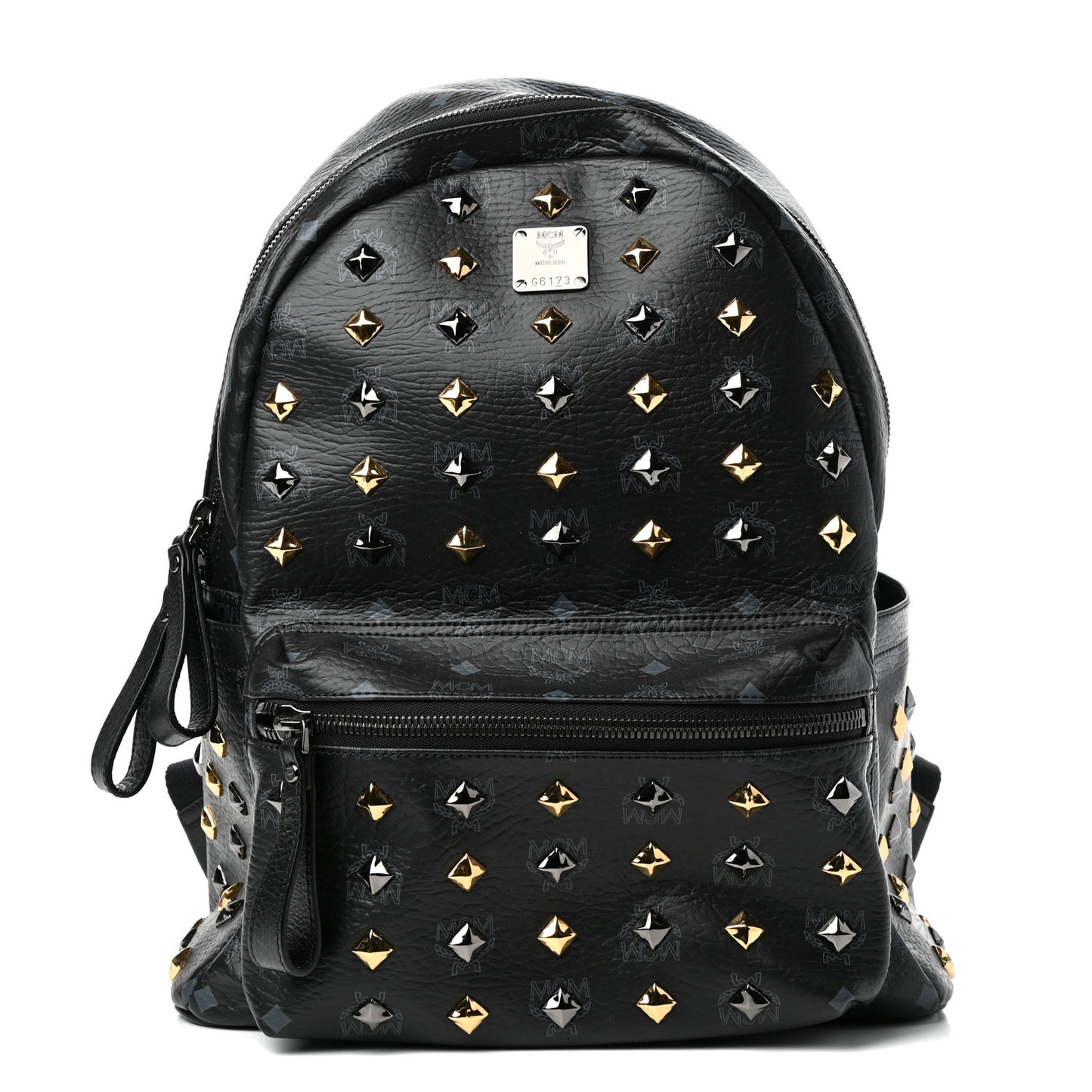 Visetos Studded Stark Backpack Black
