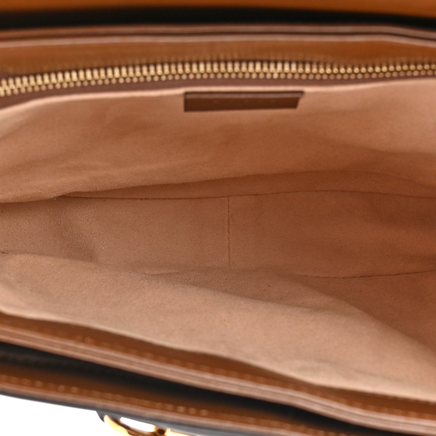 Azalea Calfskin Horsebit 1955 Shoulder Bag Brown Sugar