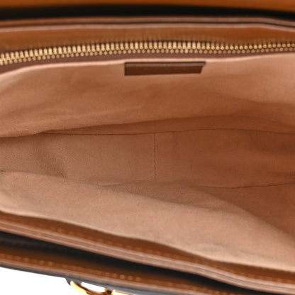 Gucci Azalea Calfskin Horsebit 1955 Shoulder Bag Brown Sugar 5 of 11