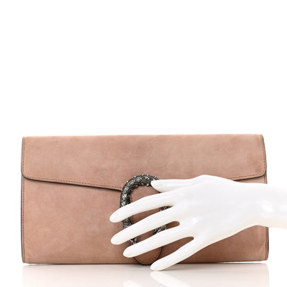 Gucci Suede Dionysus Clutch Blush 2 of 9