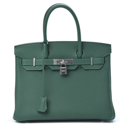 Hermes Togo Birkin 30 Malachite 1 of 11