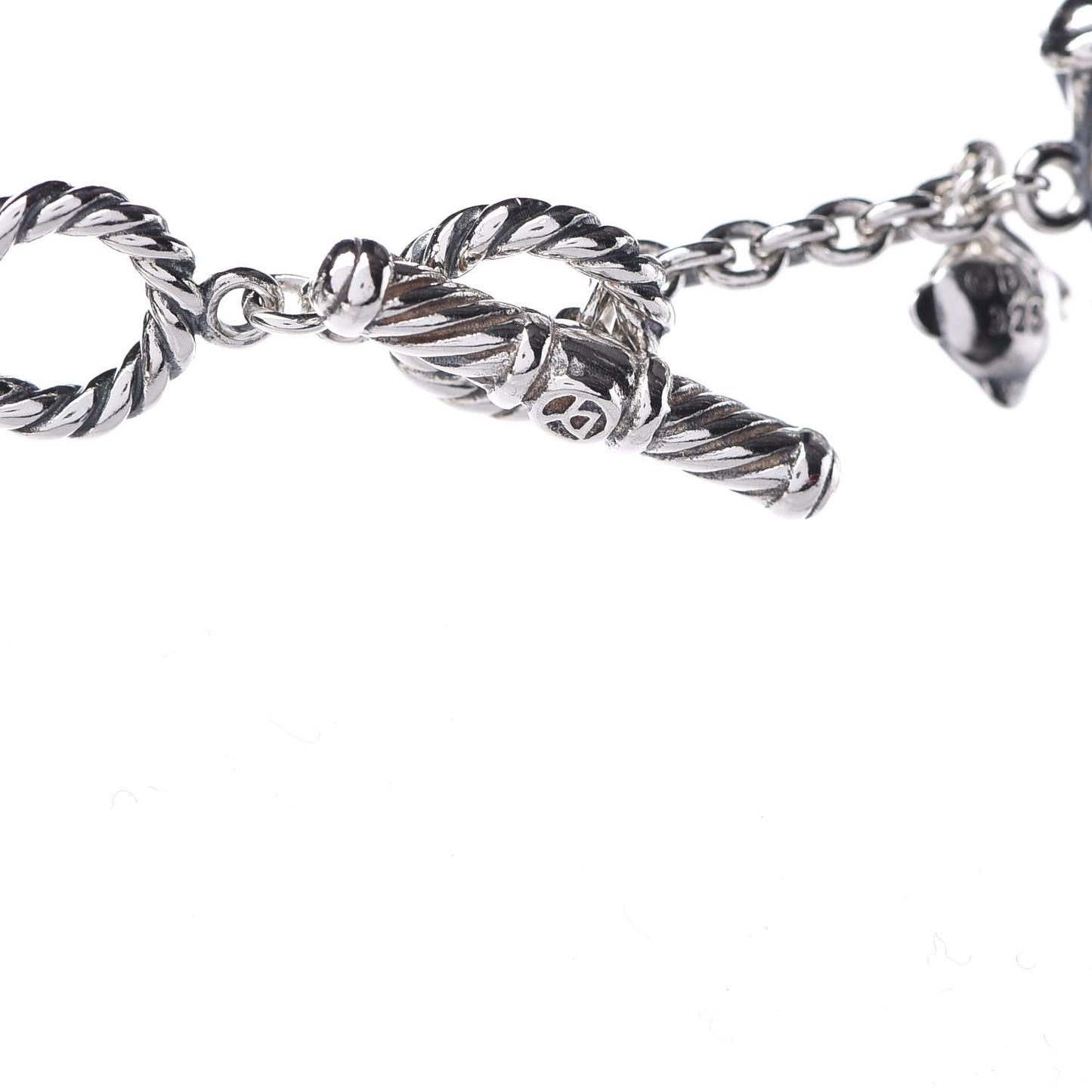 Sterling Silver Box Chain Three Strand Necklace