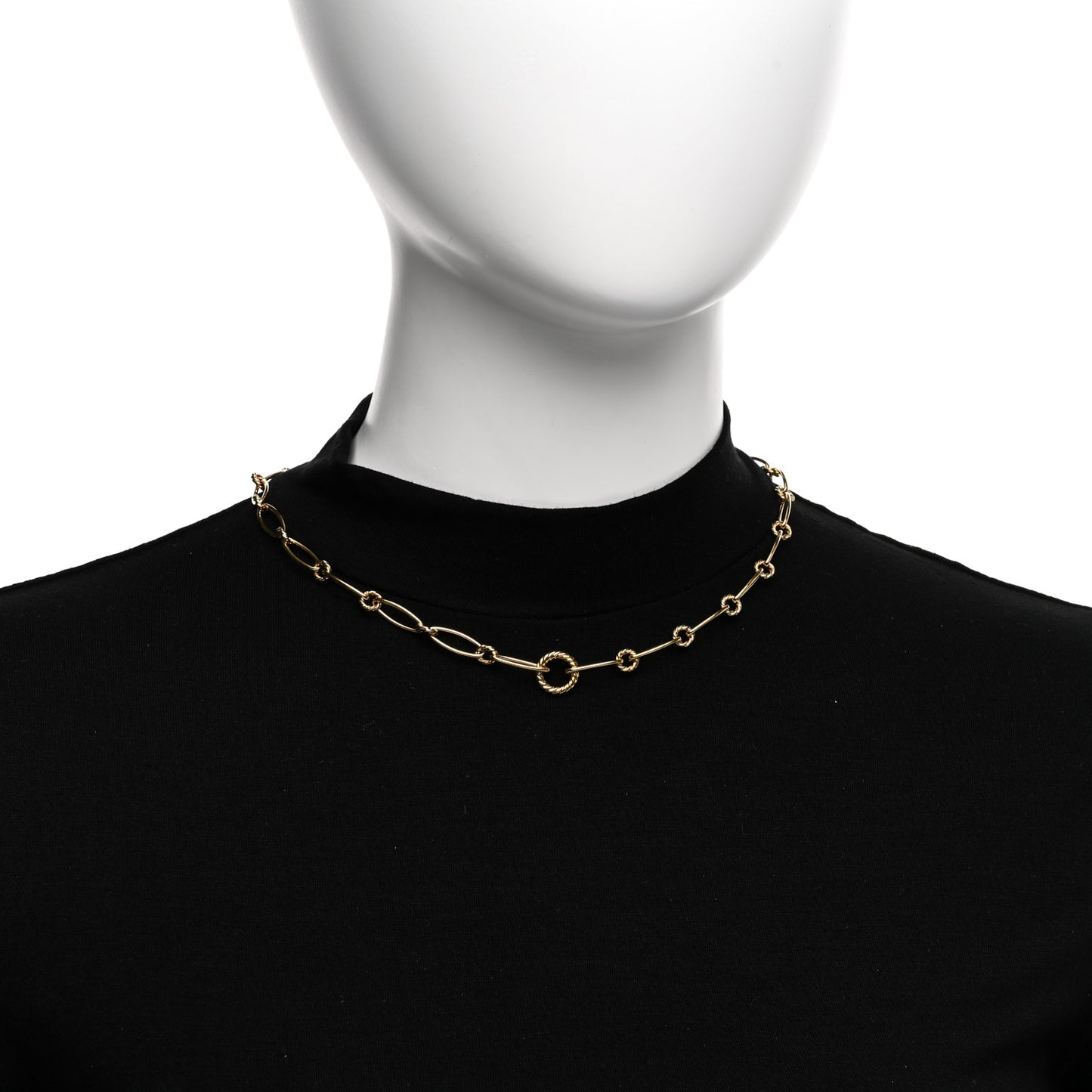 18K Yellow Gold 6mm Lexington Chain Necklace