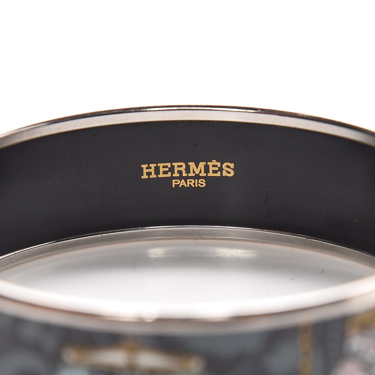 Enamel Printed Cachemire de Tamara Wide Bracelet 65