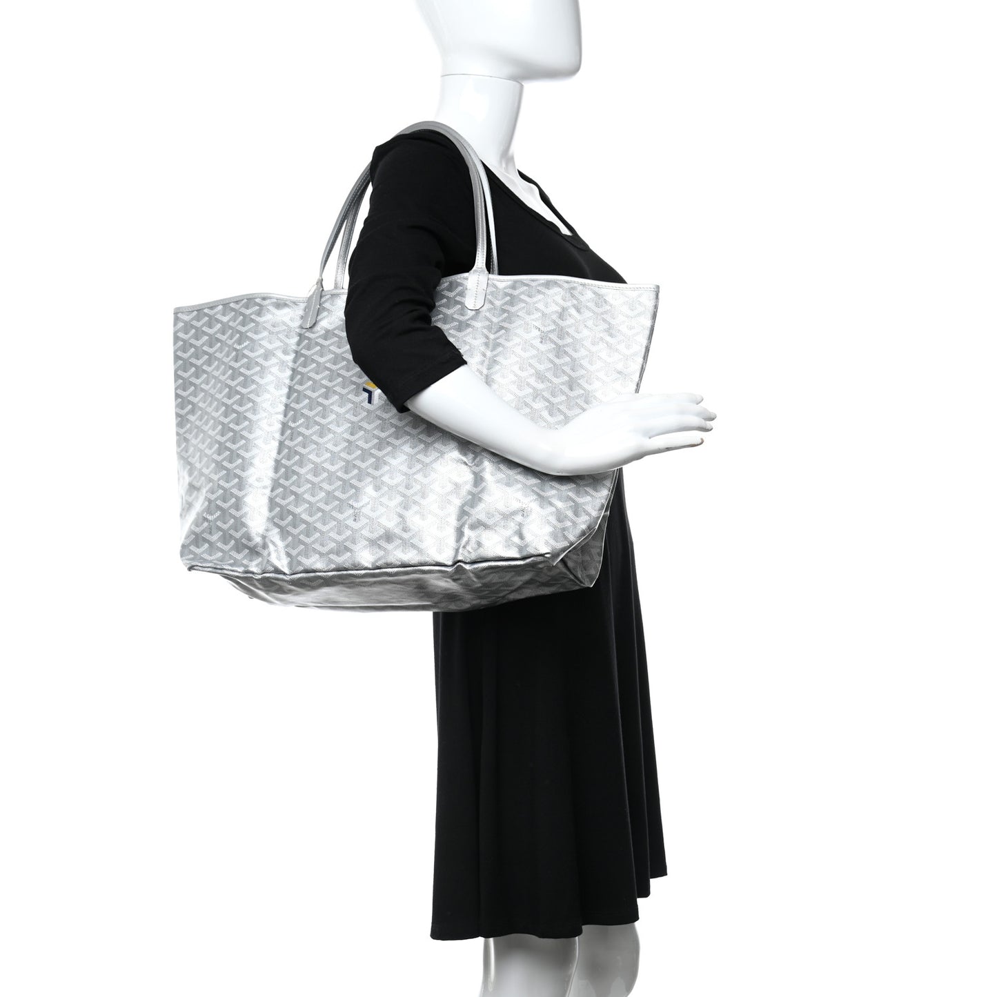 Goyardine Precious Metals Saint Louis GM Silver
