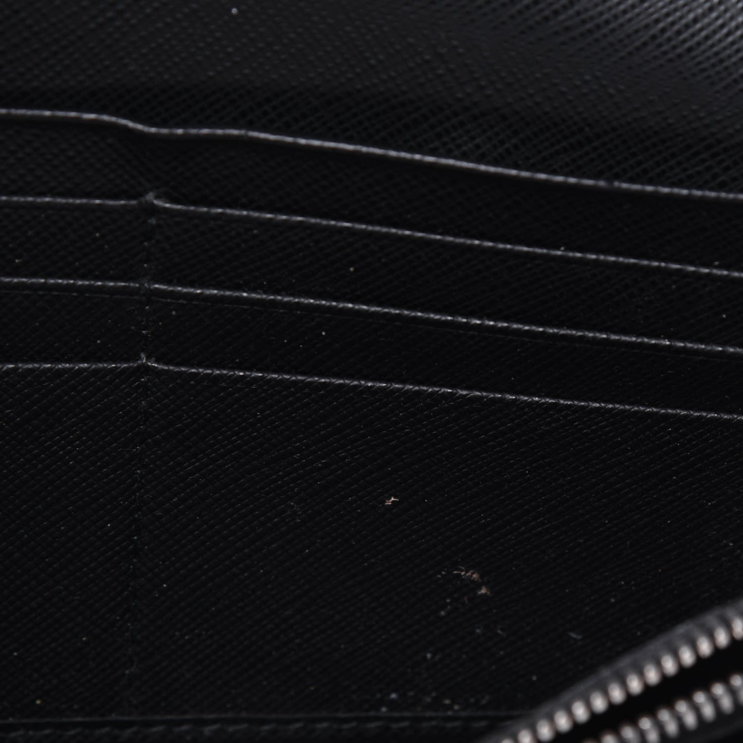 Saffiano Metal Continental Flap Wallet Black