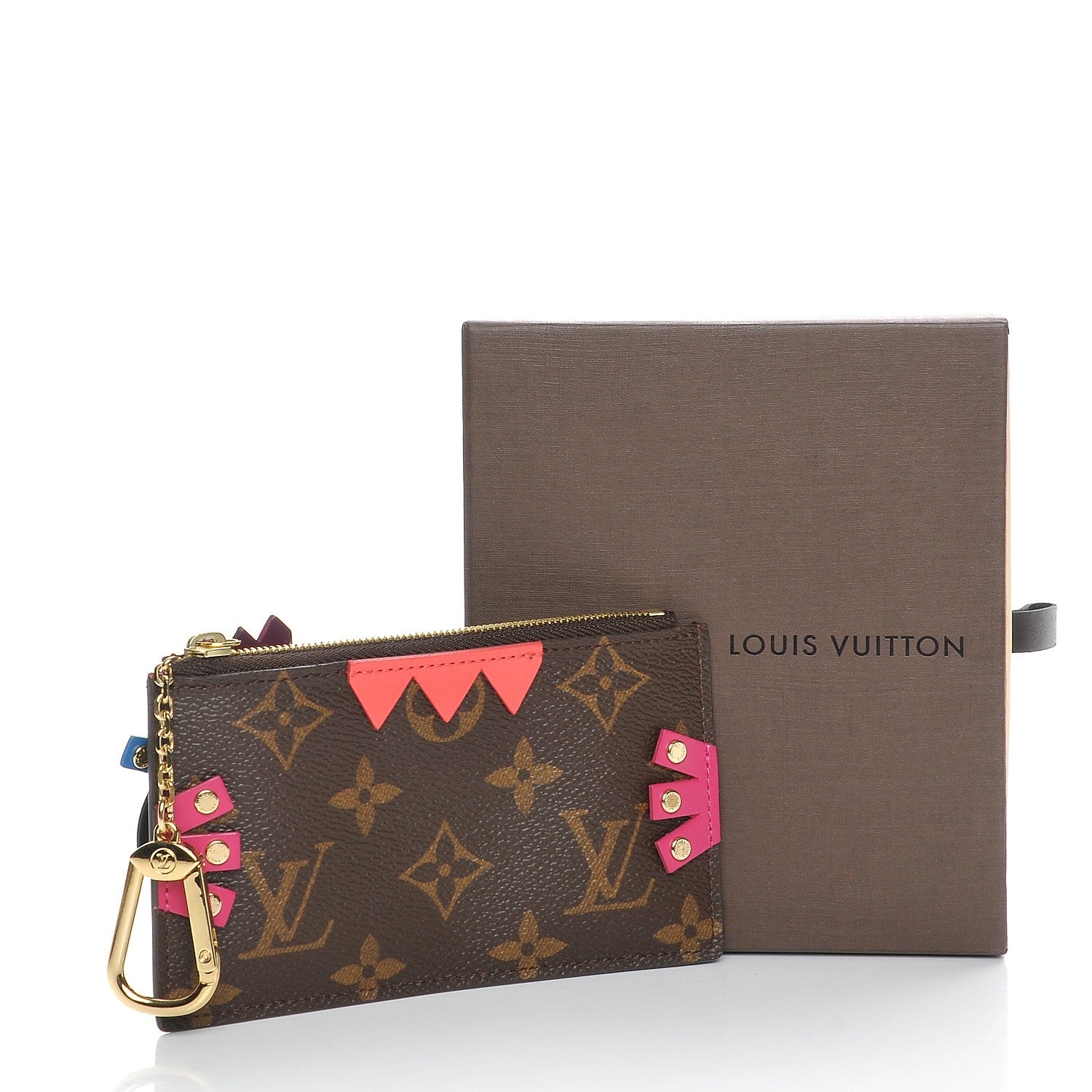 Louis Vuitton Monogram Totem Key Pouch Flamingo 8 of 8