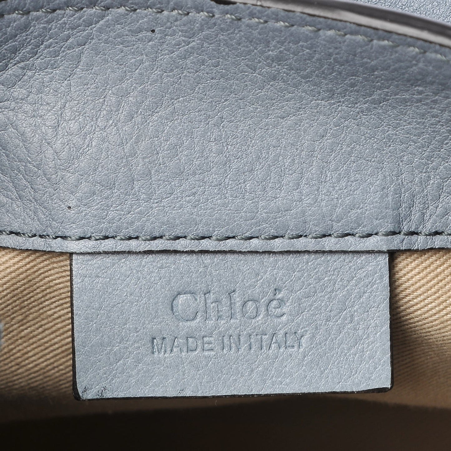 Suede Calfskin Mini Faye Backpack Cloudy Blue