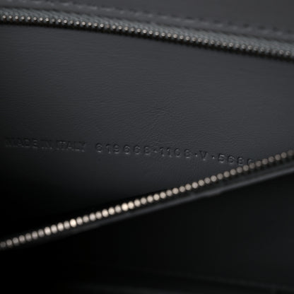 Balenciaga Shiny Calfskin Crocodile Embossed Medium Hourglass Top Handle Bag Balenciaga Grey 7 of 14